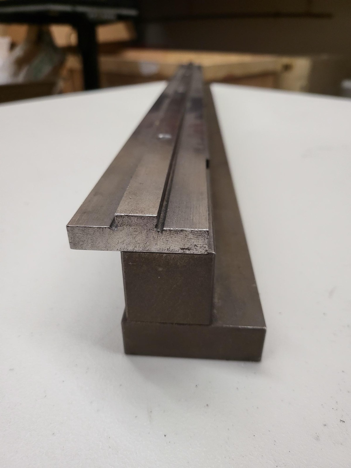 Press Brake 2V Die Holder 2.25" Tall X 2.362" Wide 32.87" Quick Change Die Rail