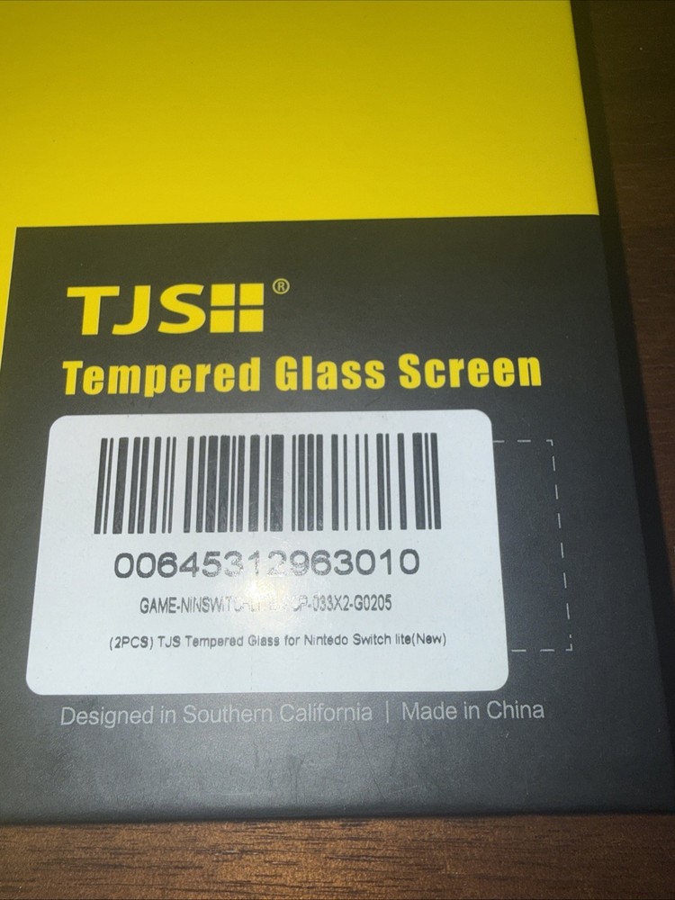 TJS Tempered Glass Screen Protector, Nintendo Switch Lite