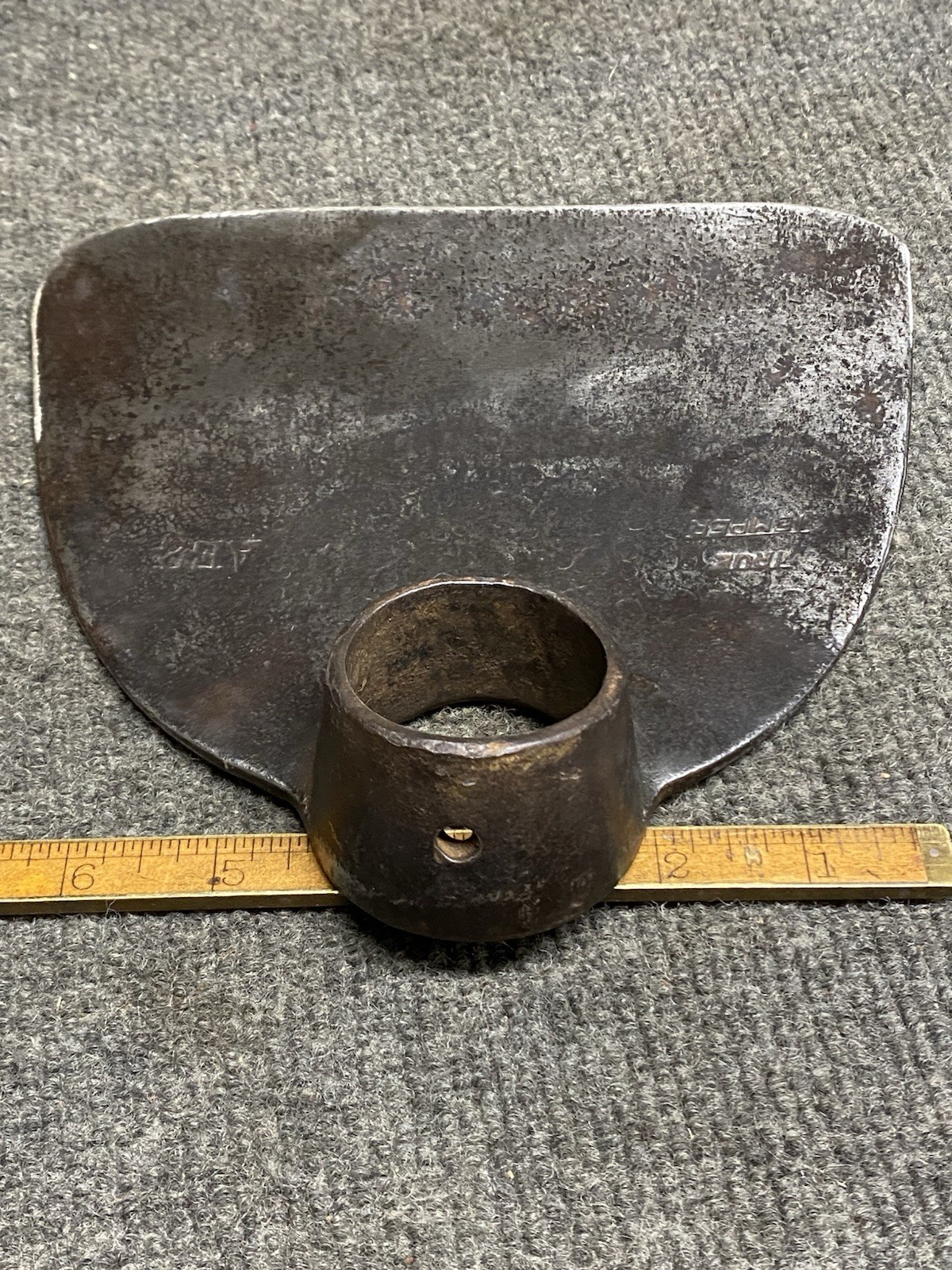 Vintage True Temper Round Eye Gardening Hoe 7-1/2” Wide No. AE2 USA