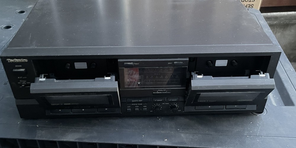 Technics RS-TR167 Stereo Double Cassette Deck Dolby NR Auto Reverse WORKS TESTED