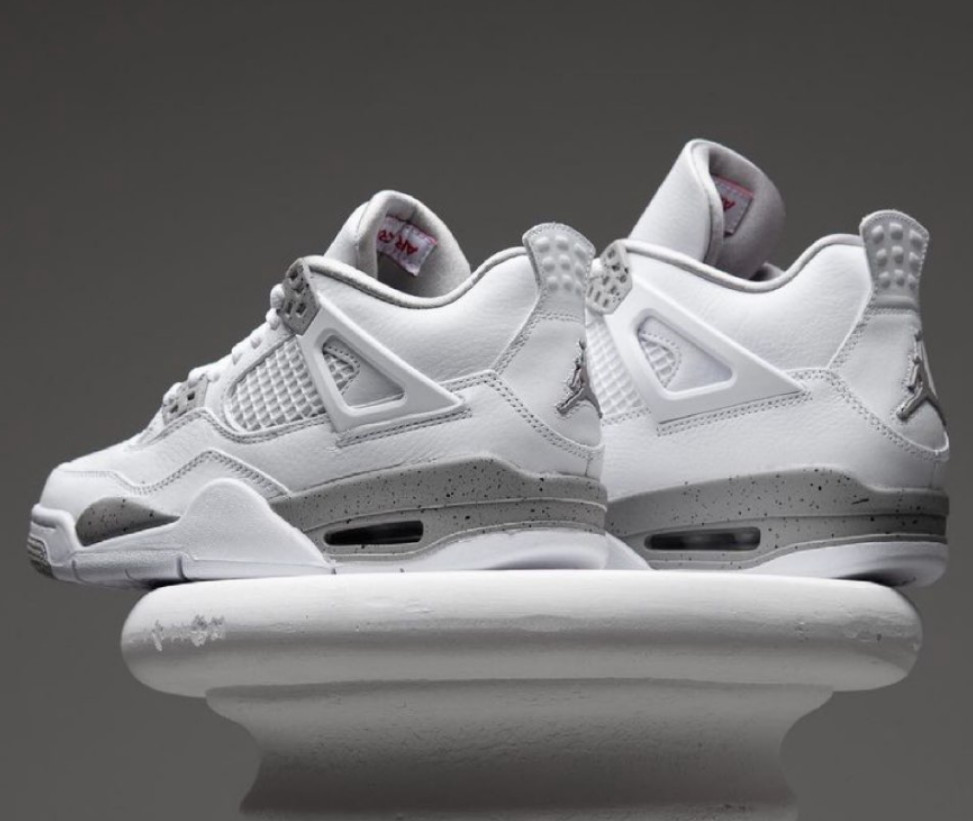 Jordan 4 Retro "White Oreo" Men's Basketball Shoes Mid Top Us Size7-12