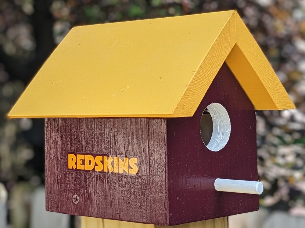 Washington Redskins Bird House