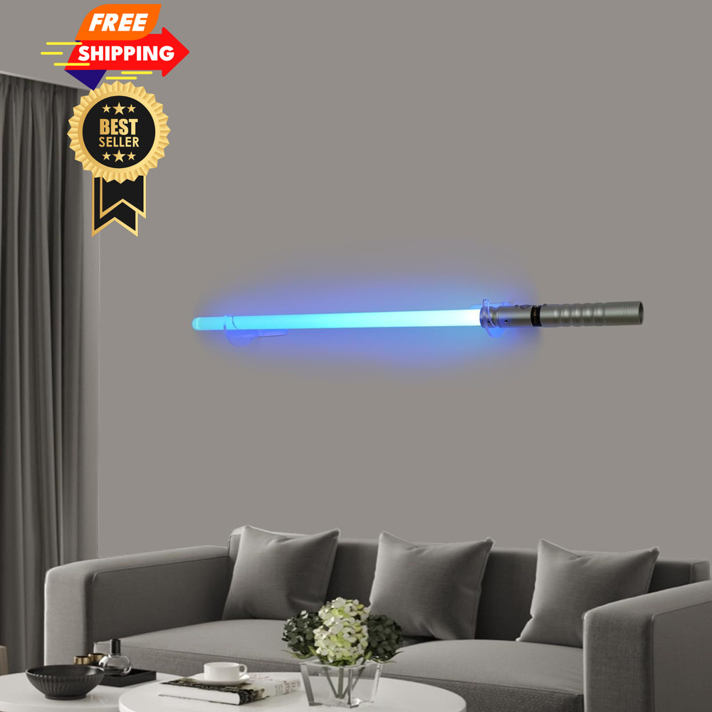 Light Saber Wall Mount Holder - Lightsaber Stand - Medium, Transparent