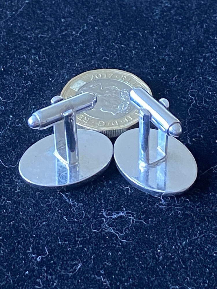 Vintage ‘Warrior’ cufflinks - silver tone