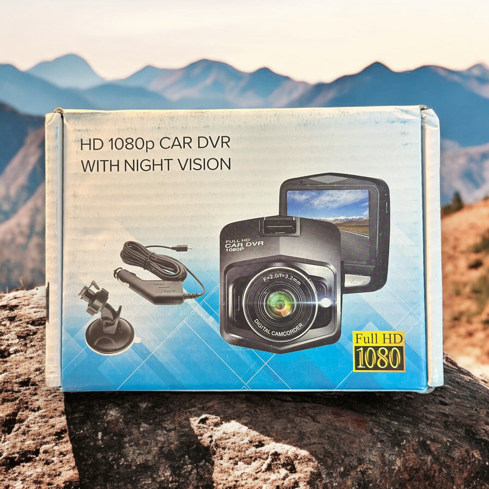 HD 1080P Dash Cam With Night Vision • 2.4” LCD Display • Automotive Car DVR