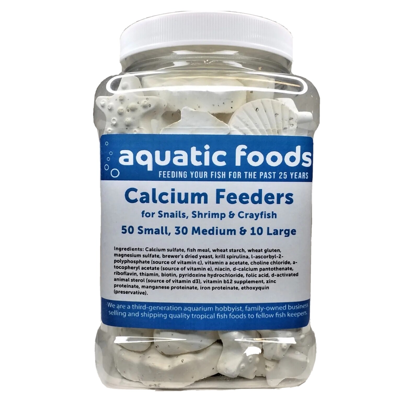 Calcium Feeders for Shrimp, Snails, Crabs, Crayfish and all Tropical Fish