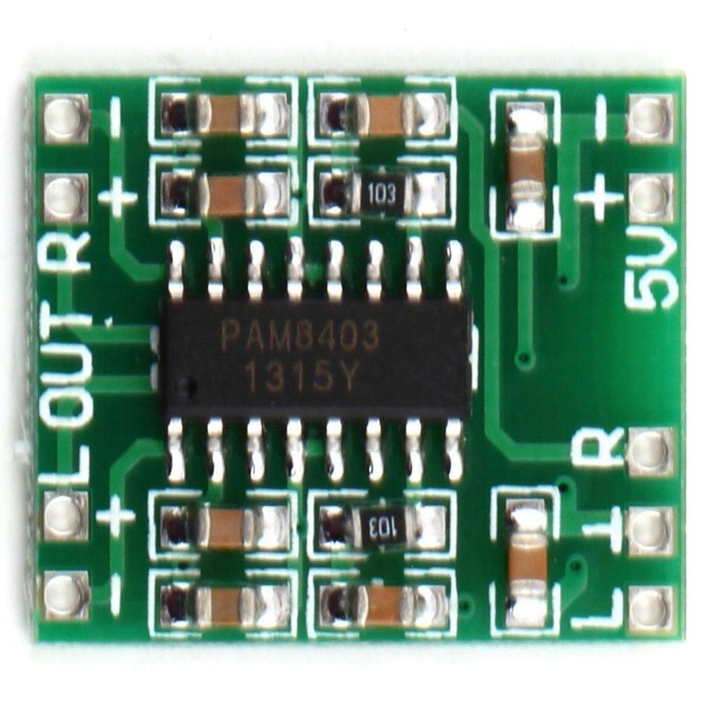 5pcs PAM8403 Mini 2 Channel 3W Class D Stereo Audio Power Amplifier Module Board