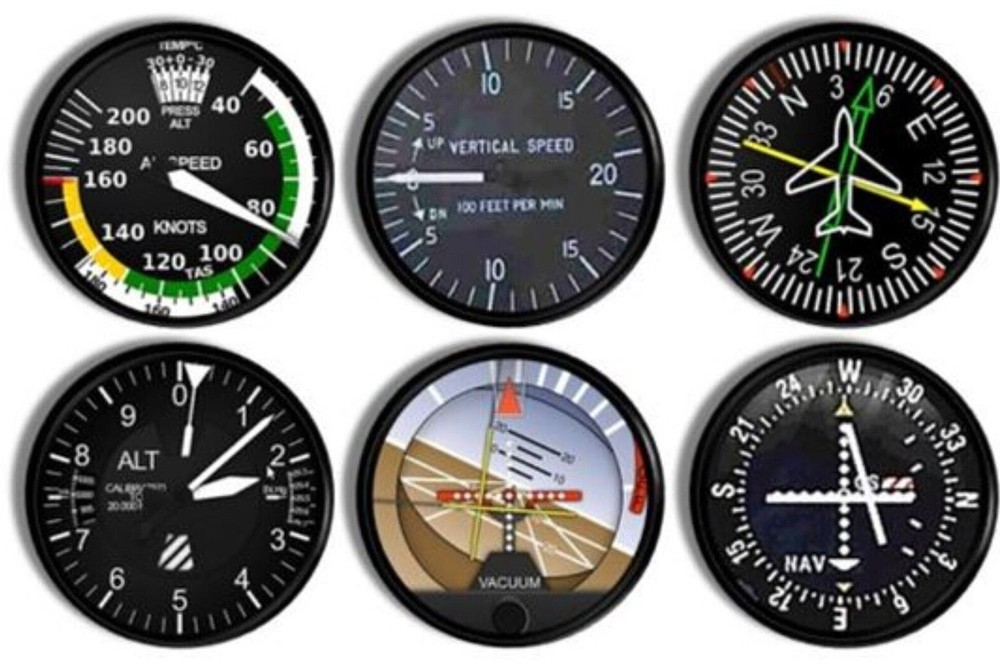 Aviation Cabinet Knobs Airplane Simulator Cockpit Instrument Meter Drawer Pulls