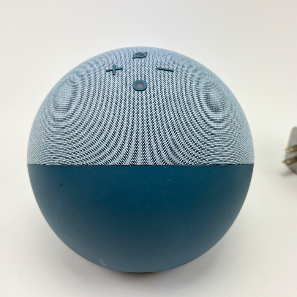 Amazon Echo 4th Gen Twilight Blue Smart Speaker with Liboer E4 Battery Base Lot
