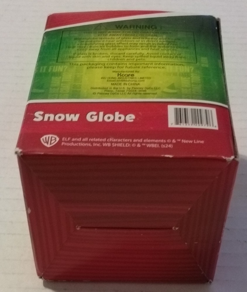 Elf Mini Snow Globe