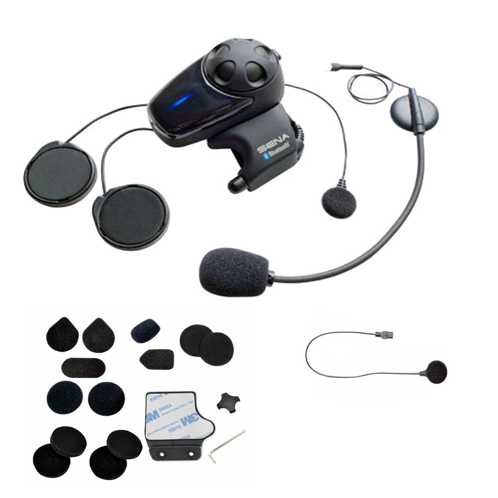 Sena SMH10-11 Motorcycle Bluetooth Headset & Intercom System - SINGLE