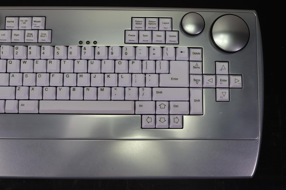 PGM Systems Silver / Aluminum Keyboard KC8001 W/ Working Knobs