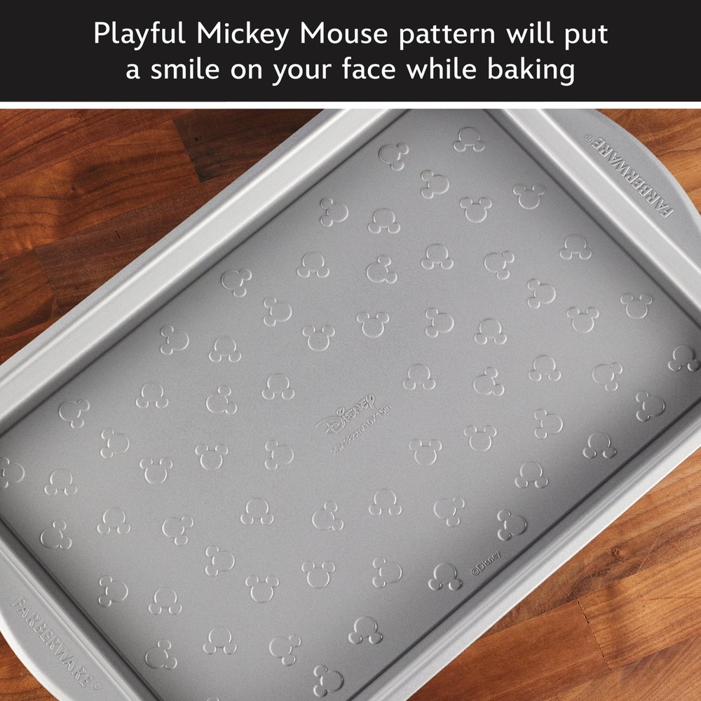 Farberware Disney Bake with Mickey Mouse Nonstick Bakeware Set/Baking Pans wi...