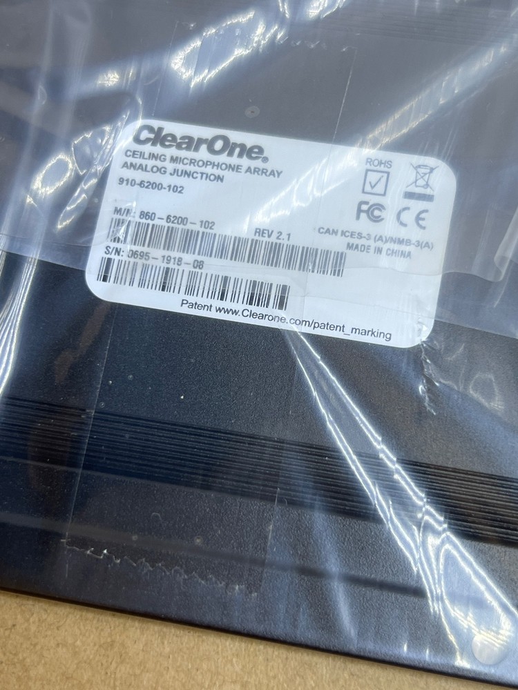 CLEARONE 910-6200-102 CEILING MIC ARRAY ANALOG JUNCTION