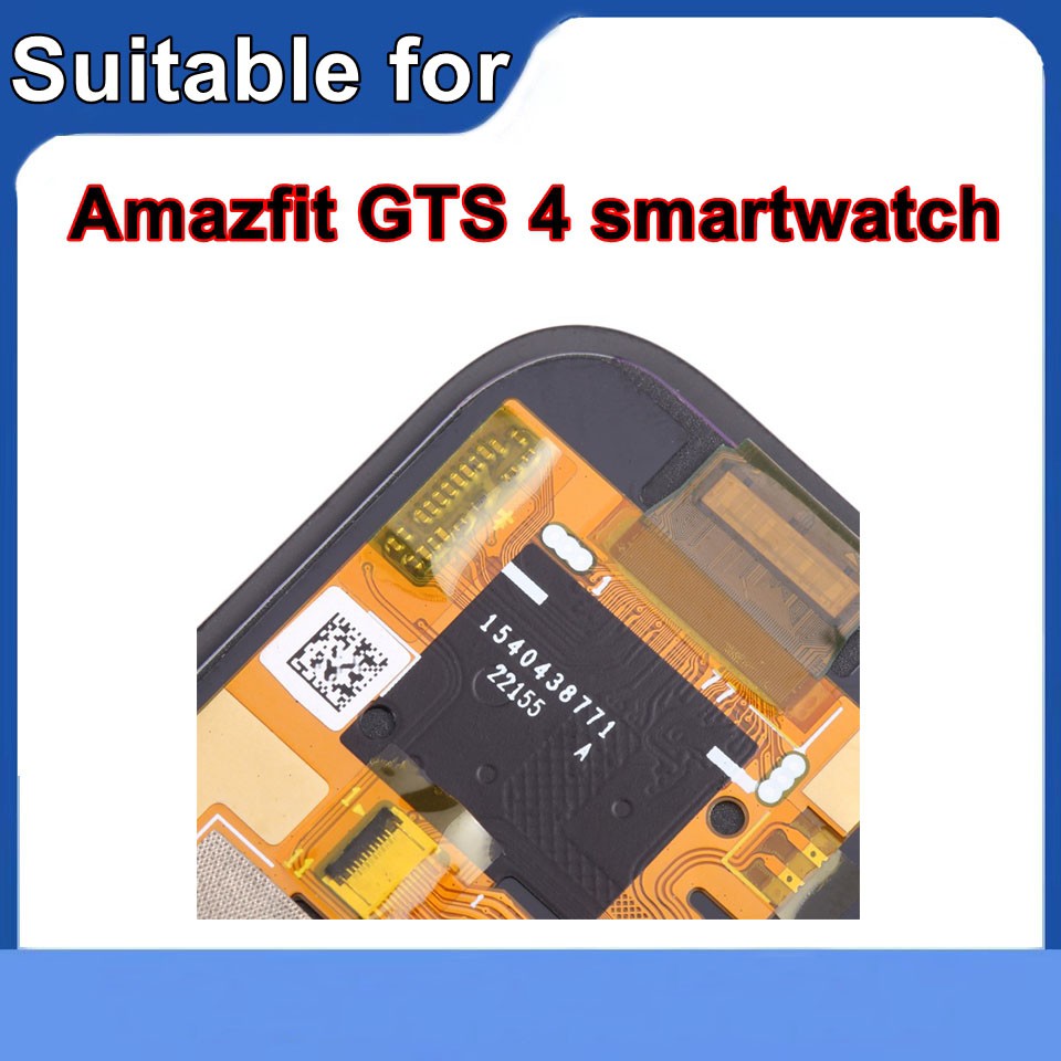 For Amazfit GTS 4 LCD Screen Digitizer Full Assembly Replacement