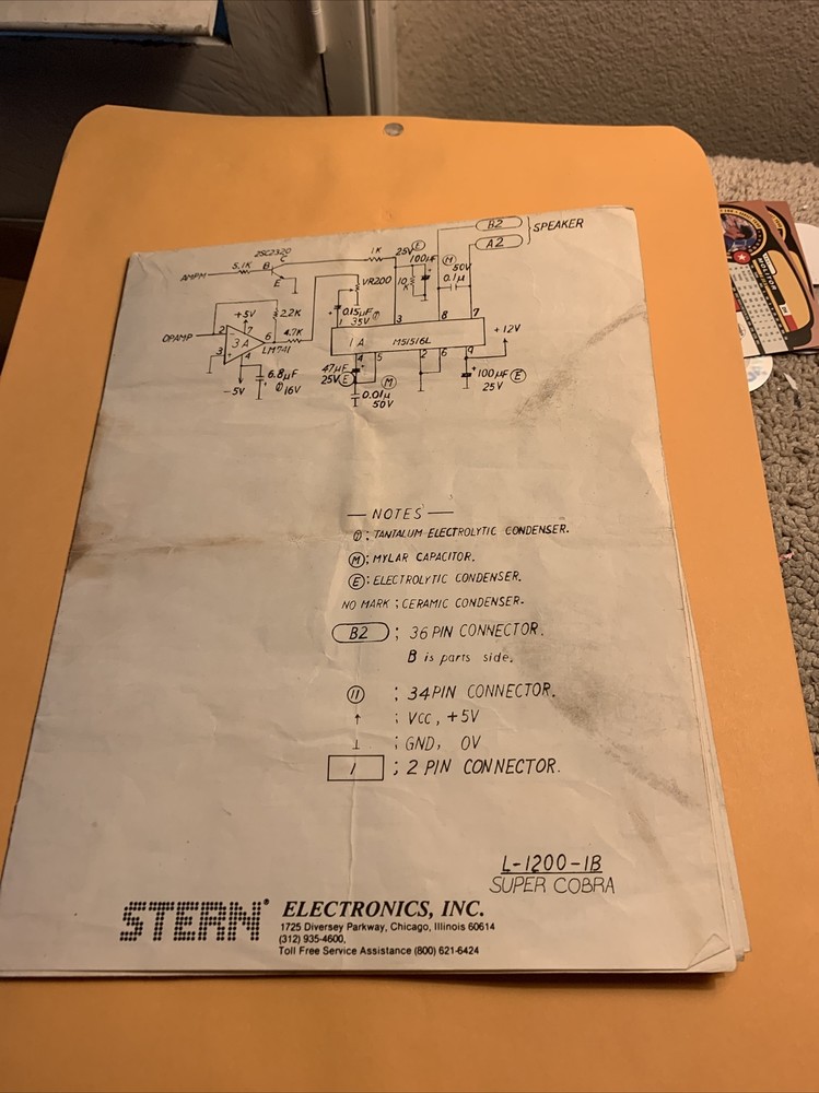 Super Cobra Stern,,,arcade game manual