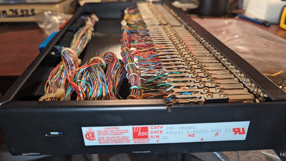 (1) ADC JKF-ZBKUAI Vectorized Jackfield Patchbay NEW