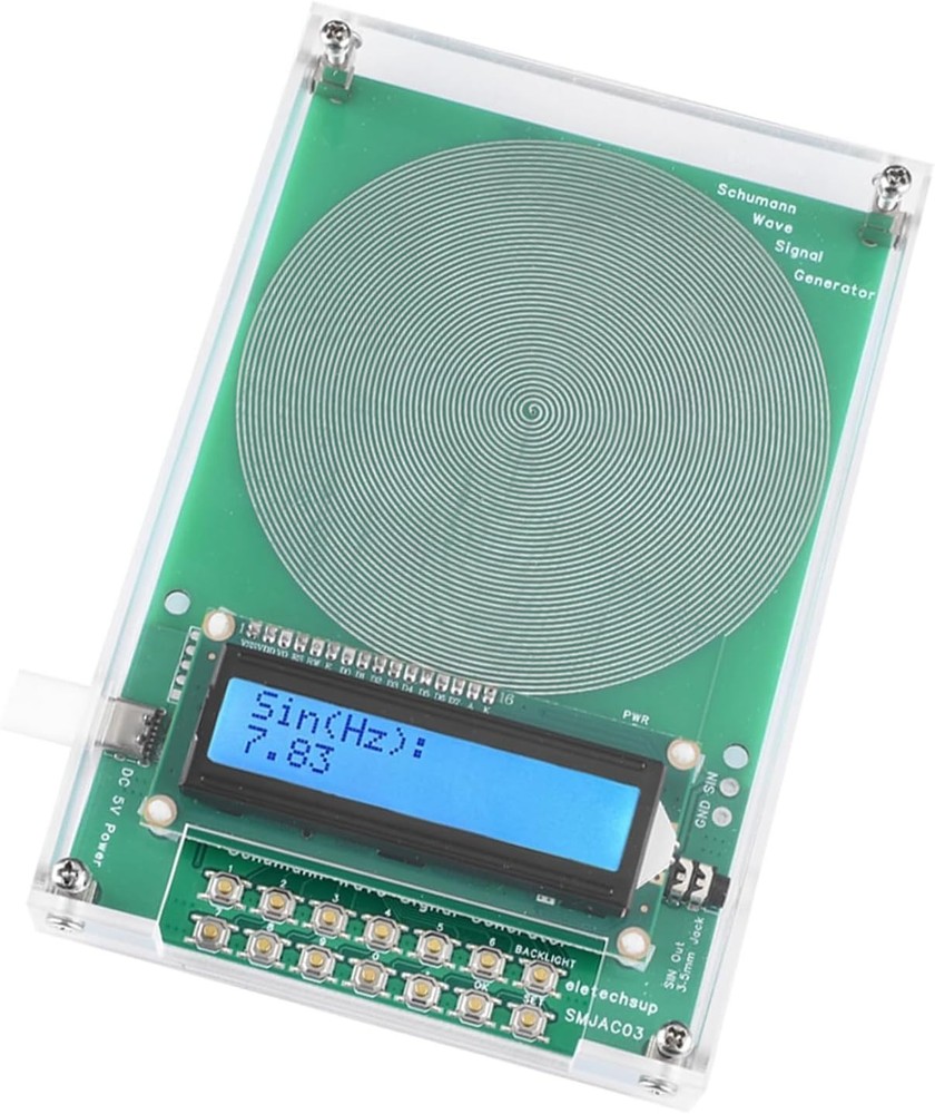 7.83Hz Adjustable Frequency Generator Resonance Generator 7.83Hz Stability Fr...