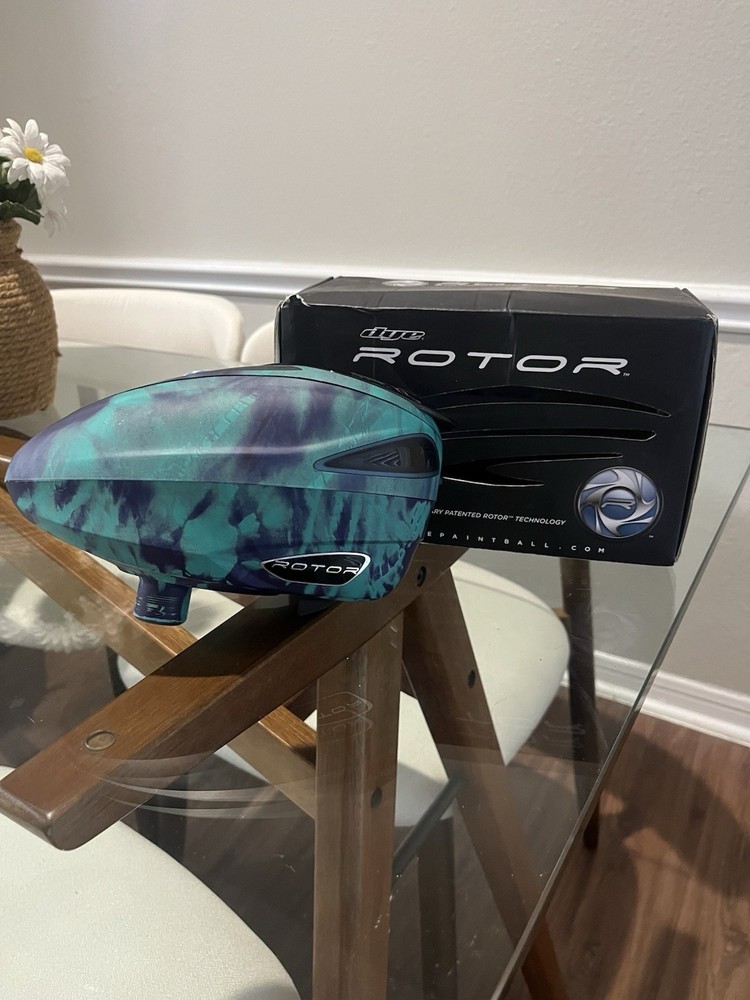 dye rotor paintball hopper Tye Dye