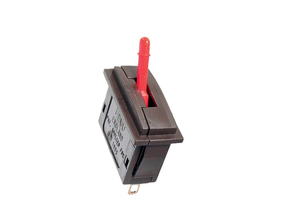 Passing contact switch red Peco PL-26R