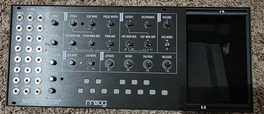 Moog Mavis Analog Desktop Synthesizer Sequencer CV Gate Modular Kit Audio Out