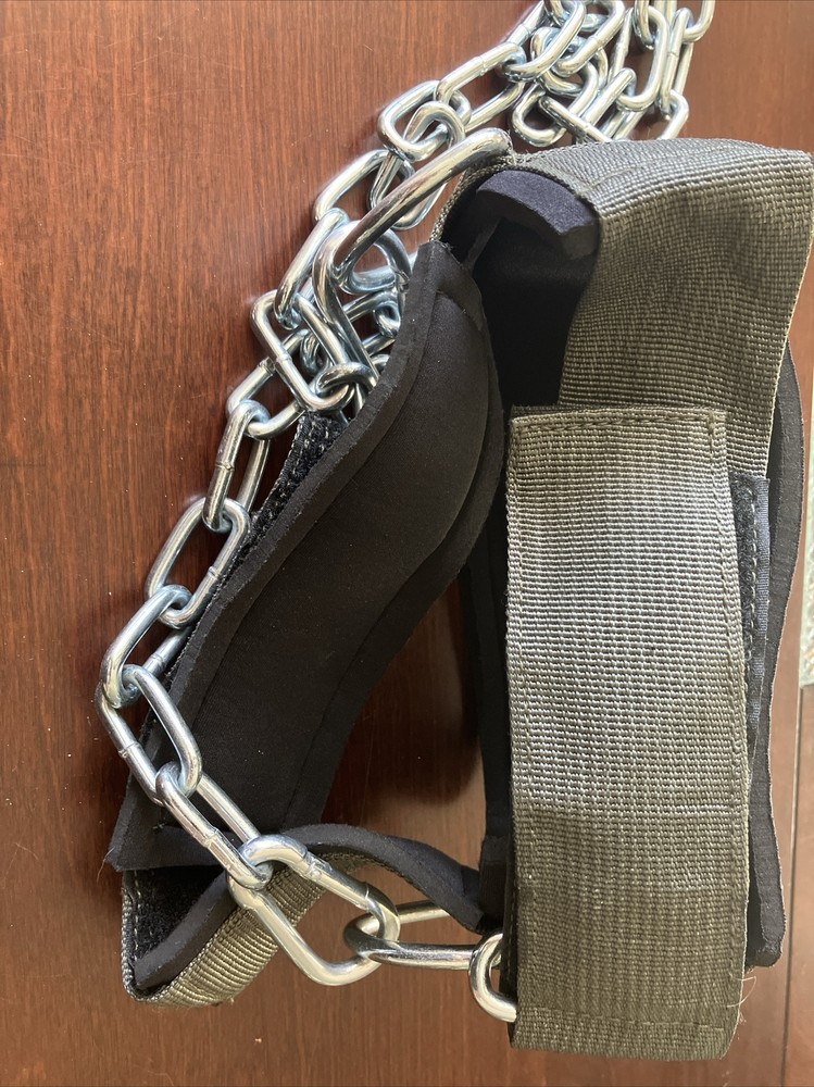 Head Neck Harness with Chain for Weight Lifting Training Adjustable Strap