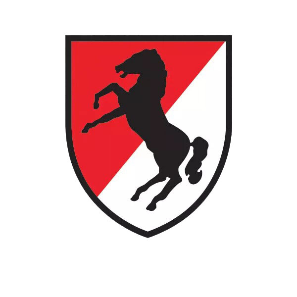US 11th Armored Cavalry Regiment Patch Sticker