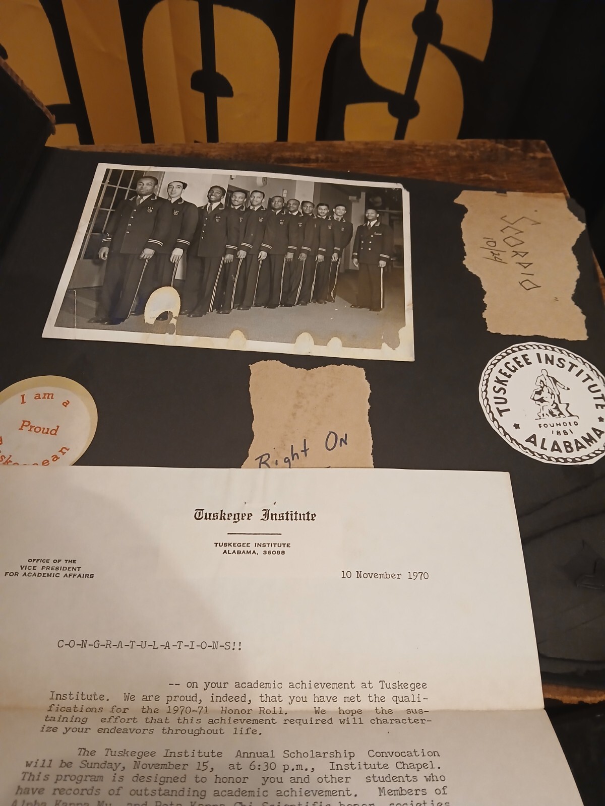 hbcu college* Rare Tuskegee Institute * SCRAPBOOK TUSKEGEE ALABAMA