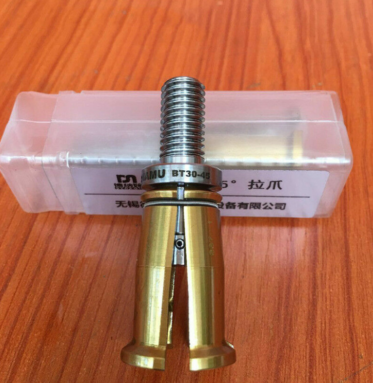 New 1Pc BT30 4 Petal Clamp Pull Claw CNC Spindle 45 Degree Outer Screw Pull