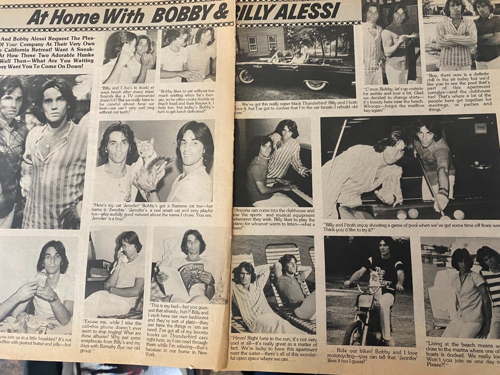 Billy and Bobby Alessi, Brothers, Twins, Alessis, Two Page Vintage Clipping