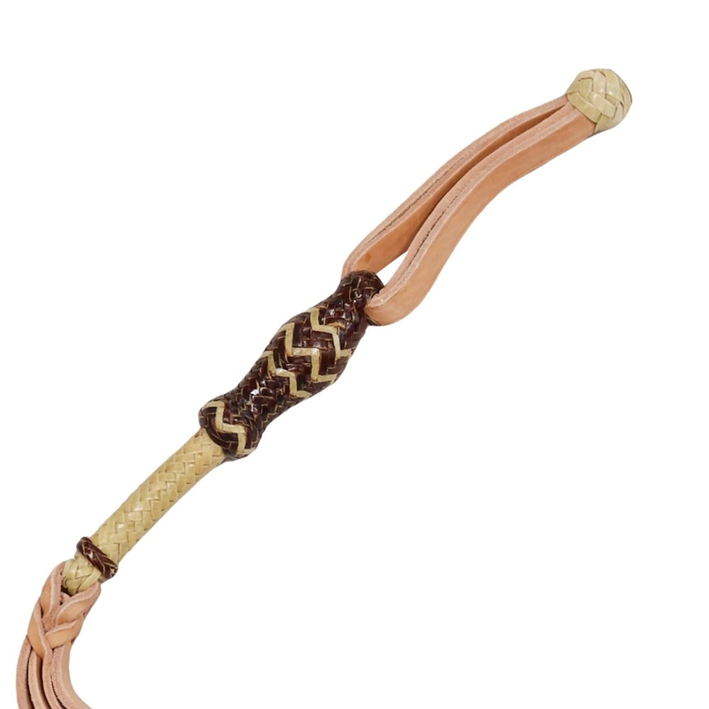 Charro Cuarta Charra Braided Leather Quirt