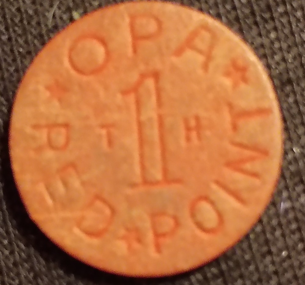 WW11  Red War Token Ration ~ OPA  1