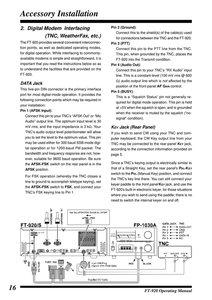 Yaesu FT-920 — OPERATING MANUAL Guide Documentation — 98 Pg — Half Size 5.5x8.5