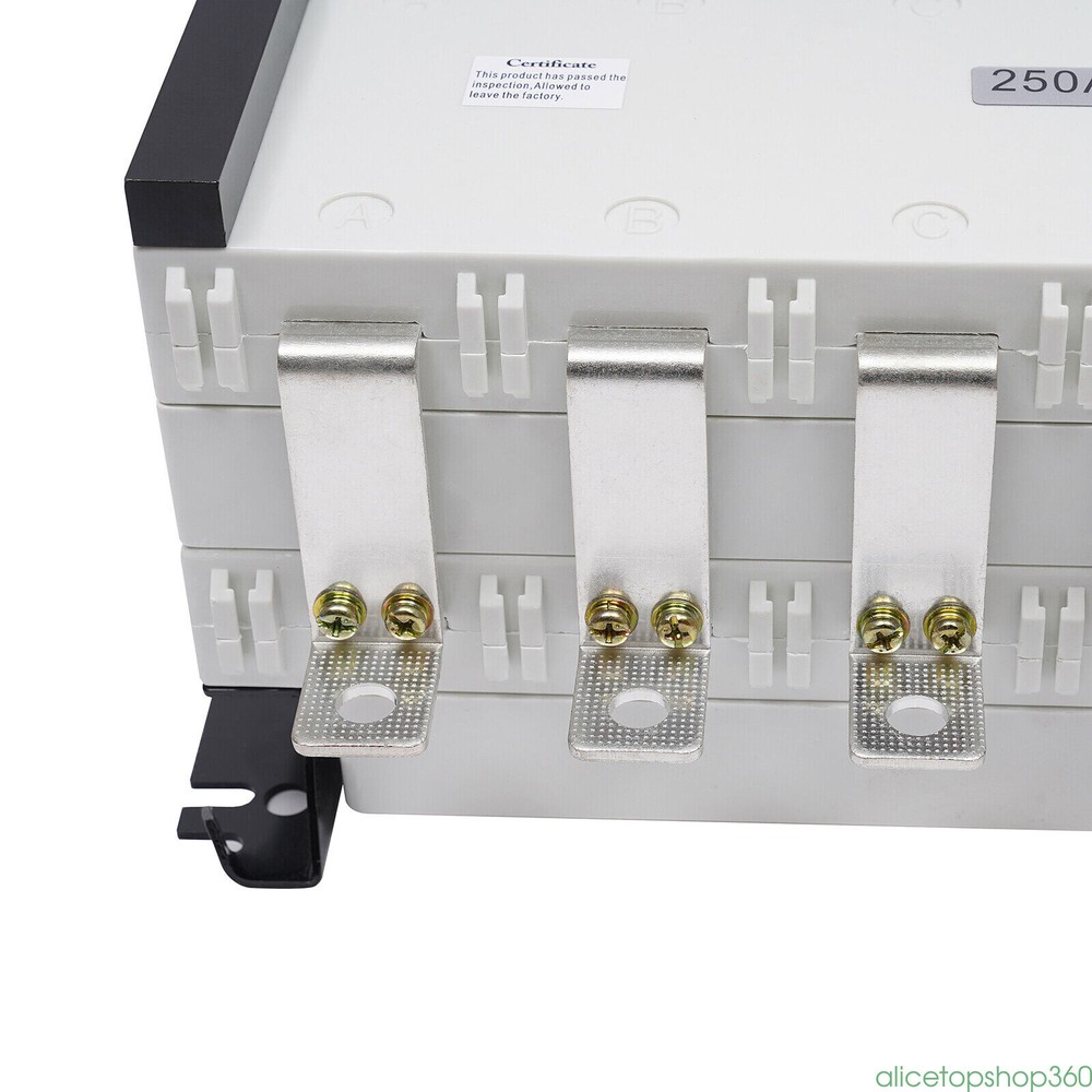 Industrial Automatic Transfer Switch Changeover Grid - AC Generator 250A 4 Pole