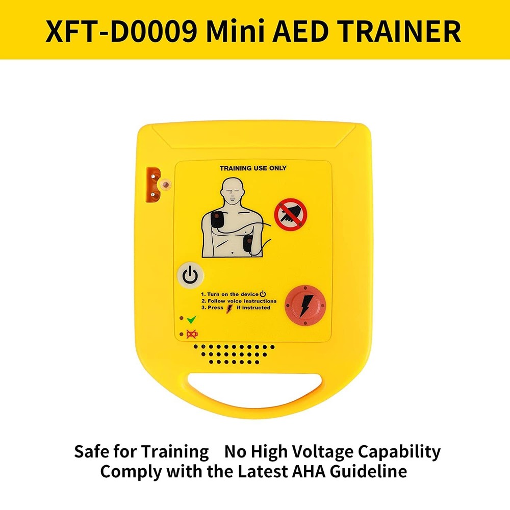 4X Mini AED Trainer XFT-D0009 First Aid Training Teaching Machine Student Study