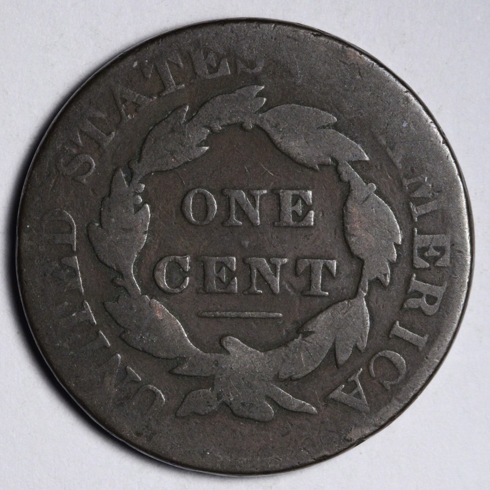 1828 Coronet Head Large Cent CHOICE GOOD E124 T