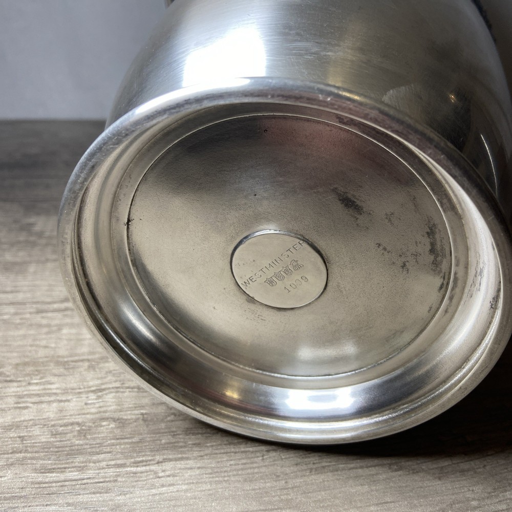 Antique Westminster Water Pitcher #1009 Engraved Initial B