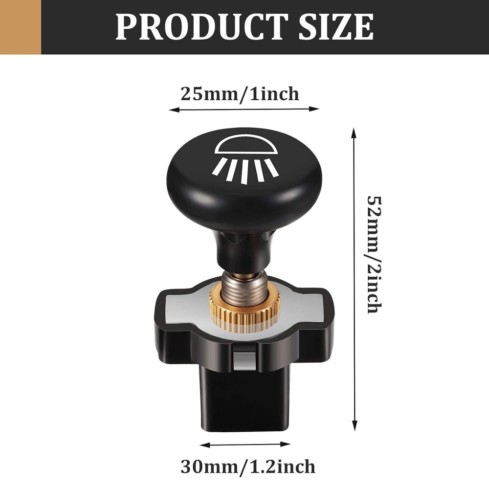 HESTYA 3 Pieces Golf Cart Light Switch Push Pull 12 Volt for...