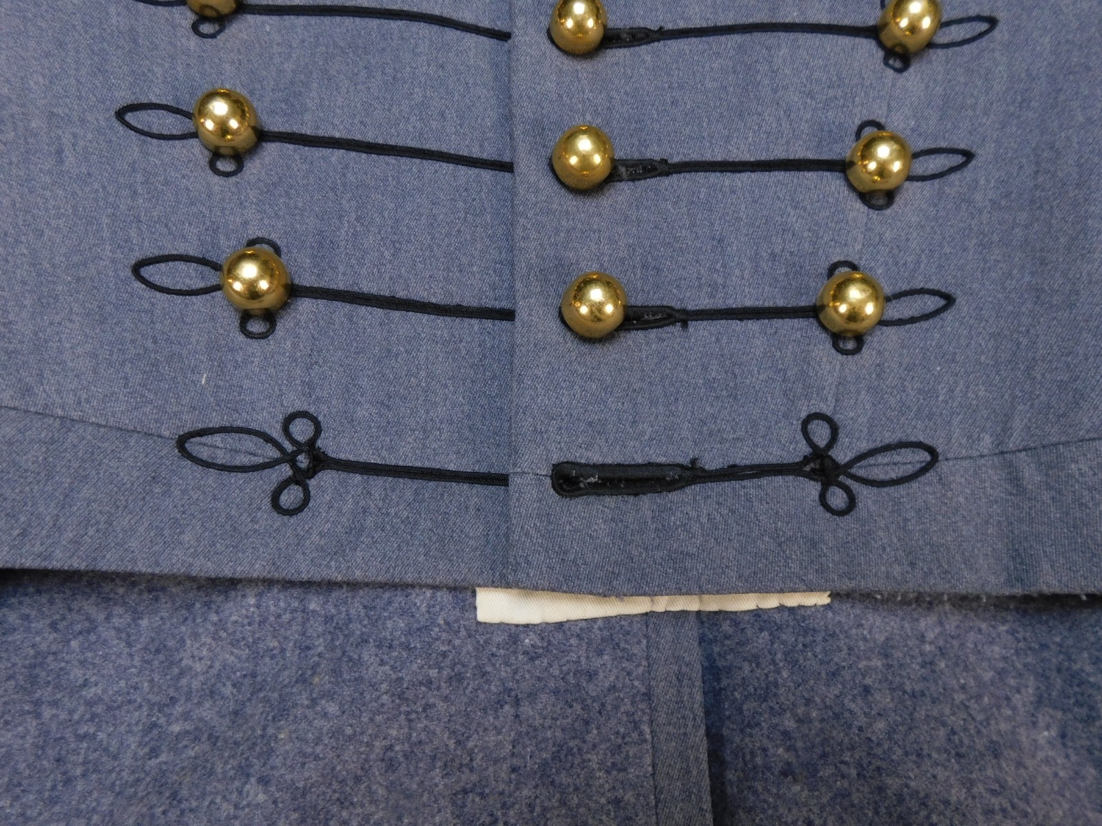 US Military West Point Cadet Dress Jacket 39 Parade Blue Tail Coat Wool Uniform