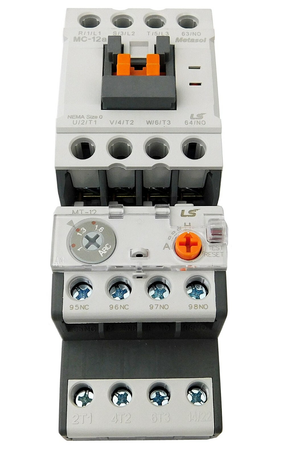 Motor Starter LSis 30 HP @ 480V 34-50 Amp Overload 120 Volt Coil Size 50 UL