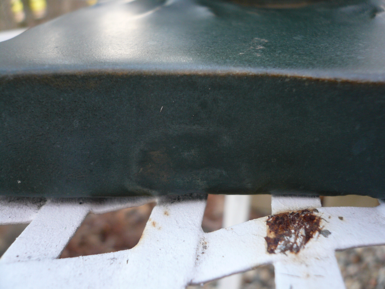 Antique Terra Cotta Garden Frog Fountain Topper Pottery Decor