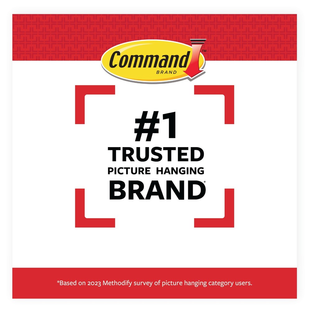 Command Small Refill Adhesive Strips, Damage Free 64 pairs, 2-pack, White
