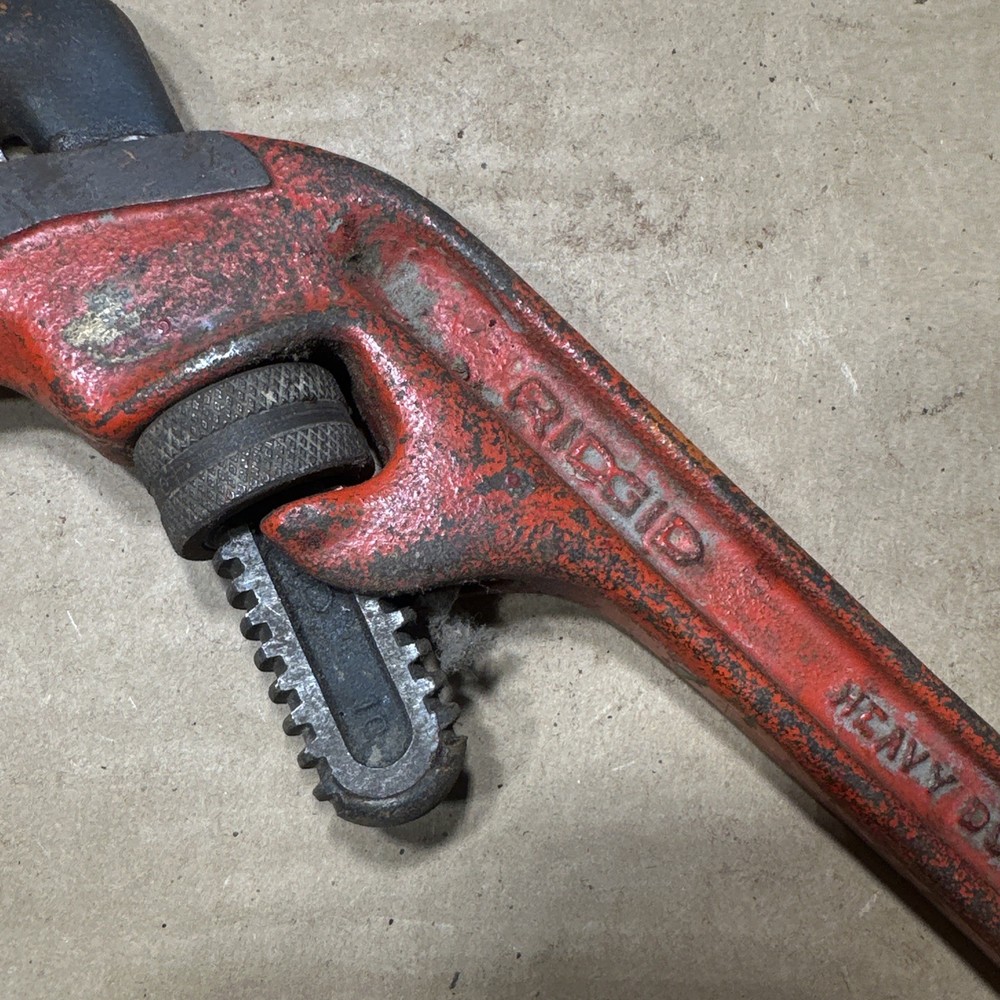 RIDGID E10 Offset Pipe Wrench U.S.A. MADE TOOL, E-10 *FREE SHIPPING *.