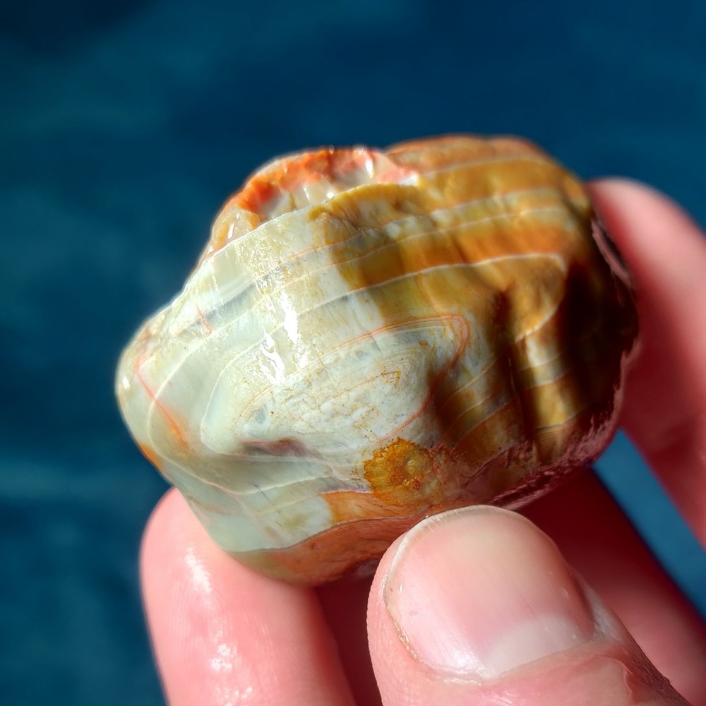 Lake Superior Agate 2.76 Oz Rough Gemstone Minnesota