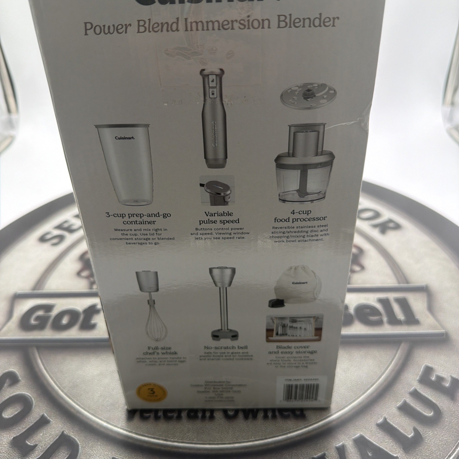 Cuisinart power blend Immersion blender w/ Accessories HB-500PC