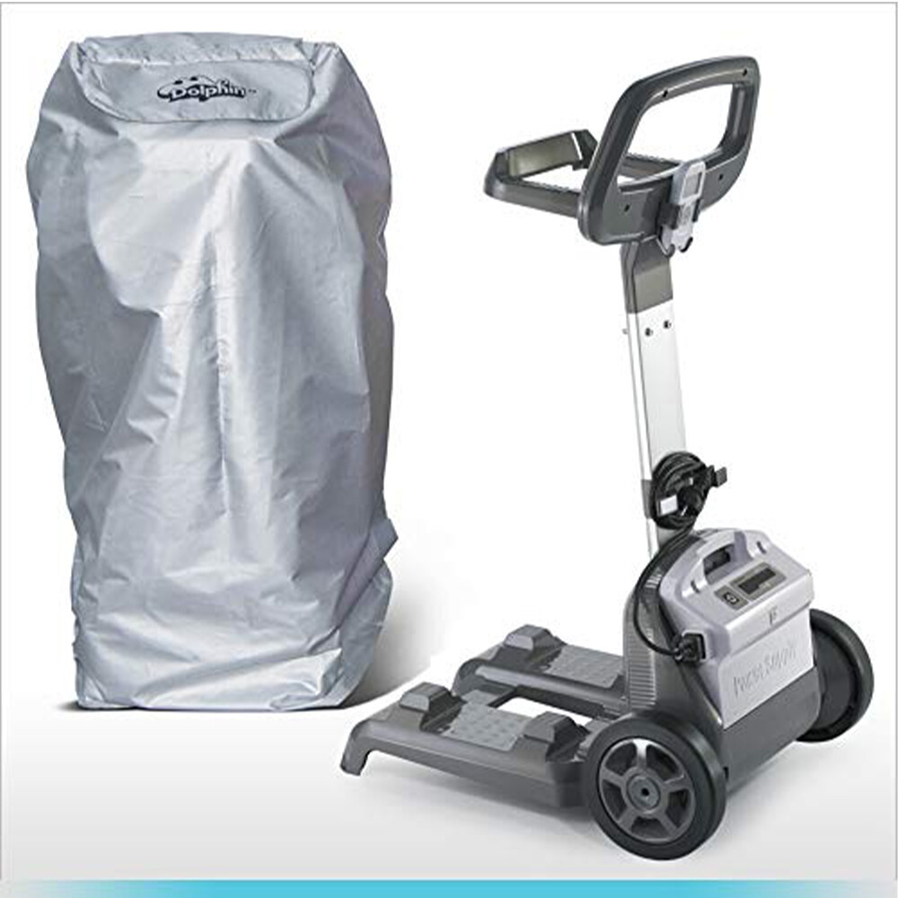 Dolphin Robotic Pool Cleaner Base Mount Caddy and Caddy Cover Bundle Universal