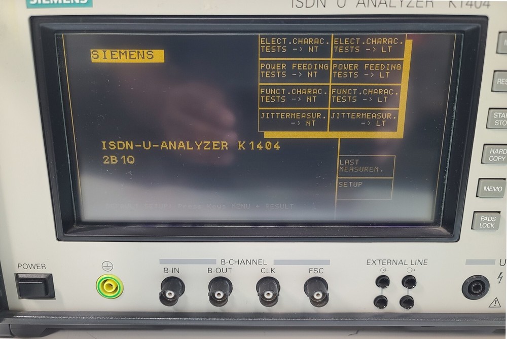 Siemens ISDN U Analyzer K1404 Compact Measuring Device