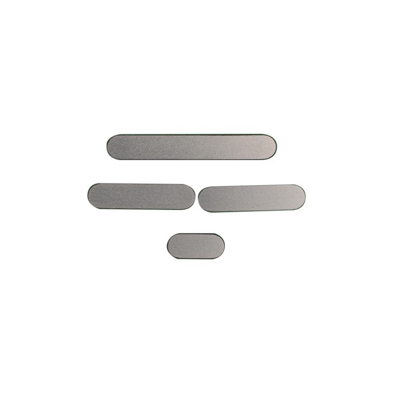 Cosmetic Button Set 3 Parts for Apple iPhone 15 Pro Black Titanium Replacement