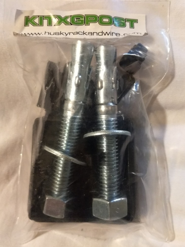 Husky Rack and Wire concrete Bolt anchor kits
