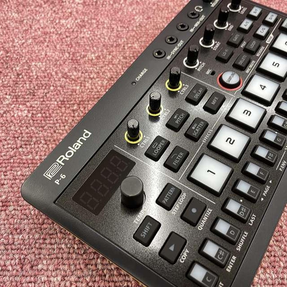 ROLAND P-6 AIRA Compact Creative Sampler 48 Sample Granular FX Sequencer Portble